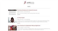 Desktop Screenshot of jamboyoga.com